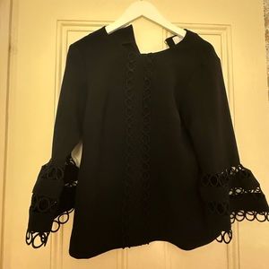 Lela Rose Pearl Black Top